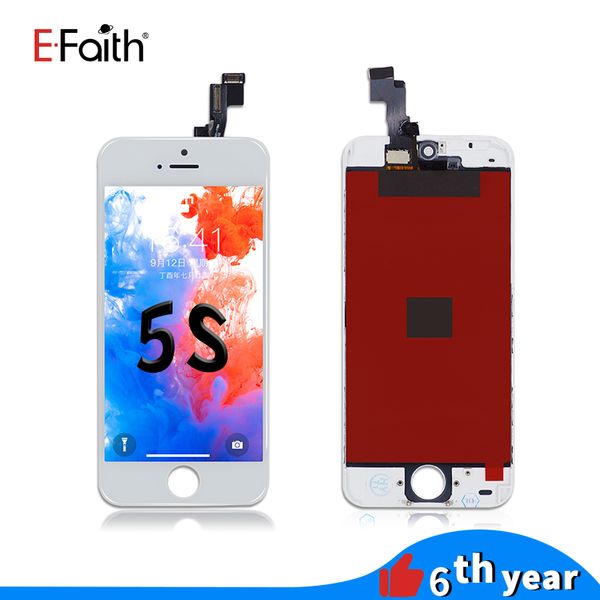 

жк-дисплей с сенсорным экраном дигитайзер полное собрание для iphone 5s идеально замена запчастей бесплатная доставка