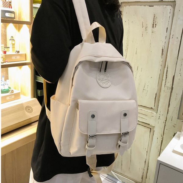 

fashion waterproof nylon backpack women school bags for teenage girls small backpacks female travel bag ladies