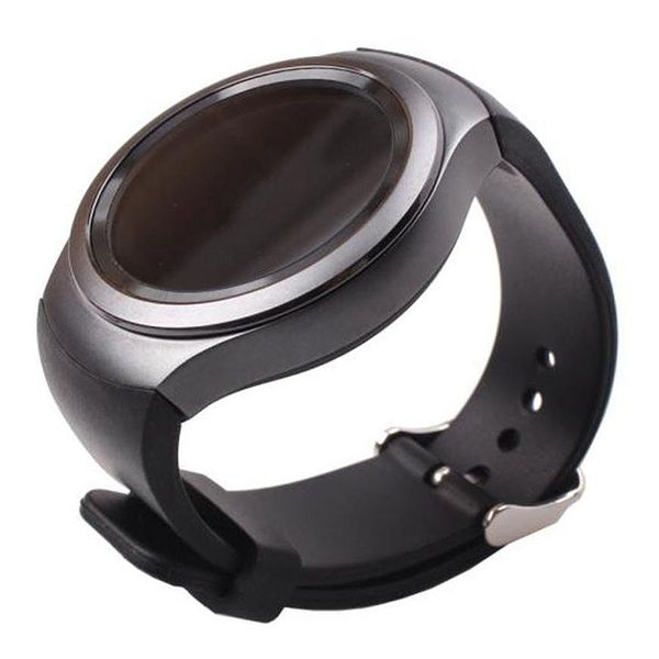 

luxury silicone watch band strap for samsung galaxy s2 gear sm-r720 black, Black;brown