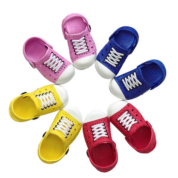 

new baby sandals summer baby slippers soft sole beach home toddler shoes for boys girls, Black;red