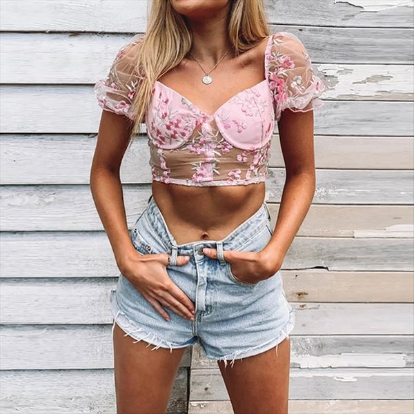 

2020 mesh base slim short 2020 embroidered mesh base t- embroidered shirt slim short t-shirt top, White