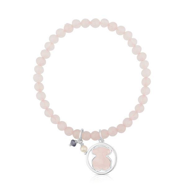 

dorapang new 100% 925 sterling silver charm fashion quartz powder women's bracelet 712161640 pearl purple zircon powder crystal, Black