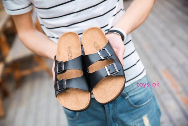 

men women casual gladiator sandals cork slippers summer lovers beach slides clogs flip flops slip-resistant sandals zapatos