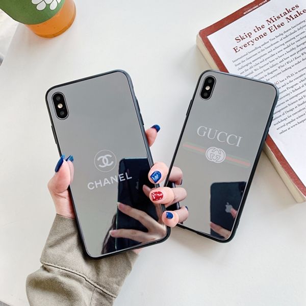 

New de ign brand mirror mobile phone hell uitable for the iphone x xr x max 6 7 8 plu luxury hockproof