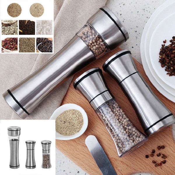

kitchen stainless steel muller manual pepper salt spice mill grinder kitchen tools