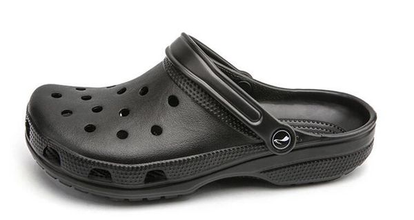 

2019 men sandals summer sandals casual flat slip on flip flops men hollow shoes, Black