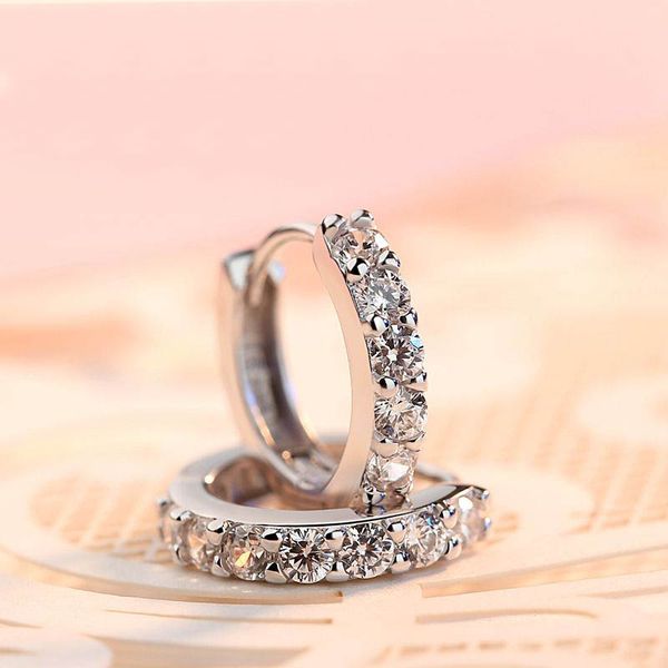 

lnrrabc euramerican silvery huggies earrings small round hoop earrings women's fashion jewelry shiny gift p13, Golden;silver