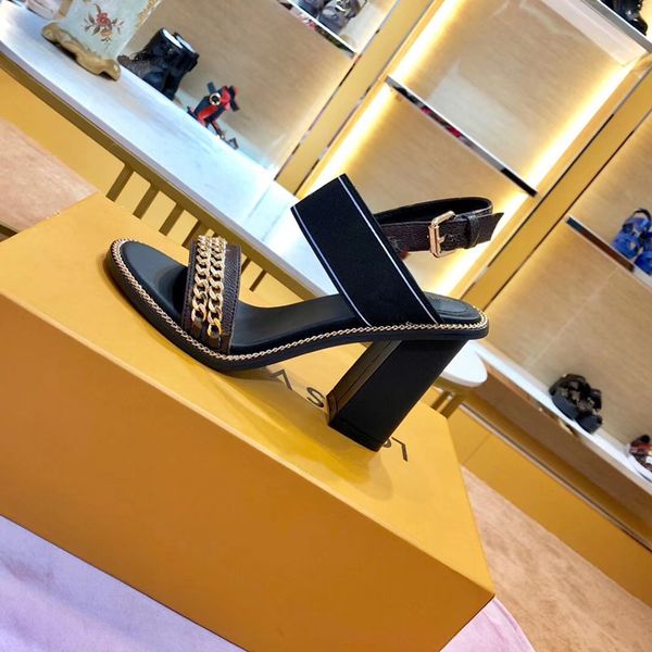 

3ss women's high heels banquet wedding shoes dress party shoes high heel sandals slippers casual shoes flat rivet sandals 35--43, Black