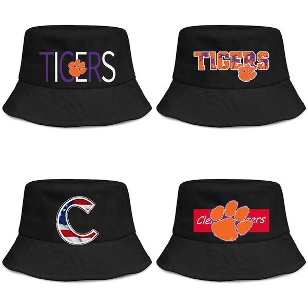 

clemson tigers baskball red logo for men and women buckethat cool sports bucket baseballcap effect flag football coconut tree logo gray, Blue;gray