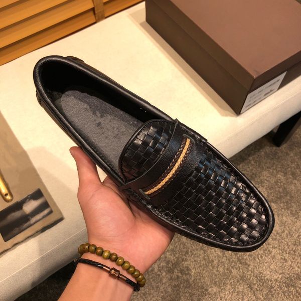 

luxury brands original edition custom genuine leather comfortable delicate generous prints casual shoes designer shoes, Black