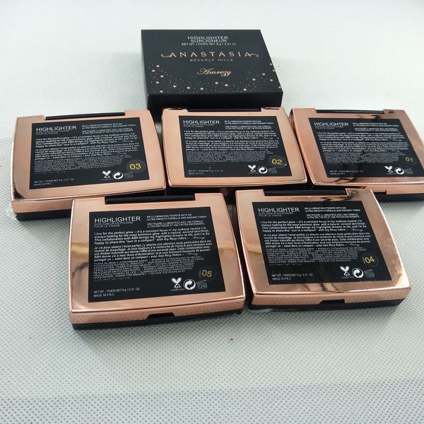 

2018 new makeup illuminator 5 color highlighter surligneur highlighter ing