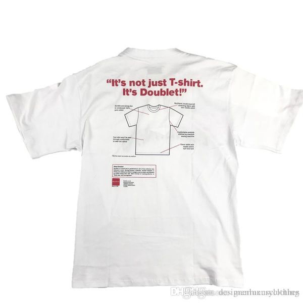 

mens лето женщин конструктора tshirt дублет 18ss fashon письмо tshirt дизайн tops белого tee, White;black