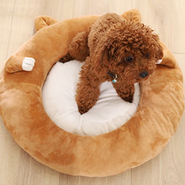 

soft fleece puppy pet dog cat bed house basket nest mattress cushion