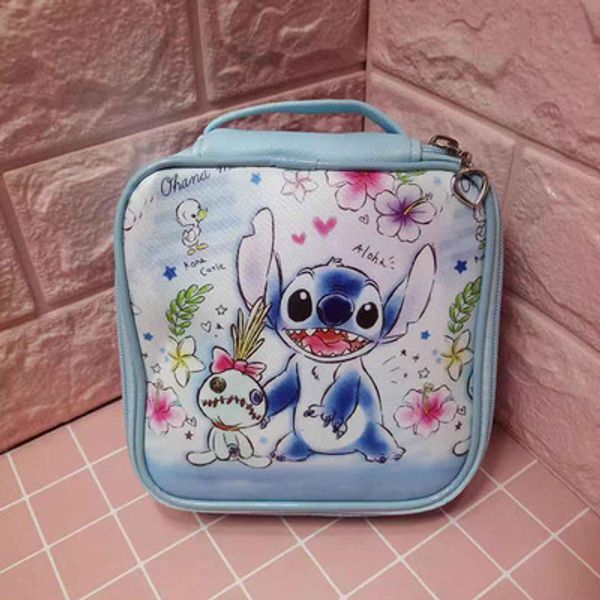 

stitch sumikko gurashi fashion anime portable travel bag reusable tote makeup handbags luggage pouch storage bags new