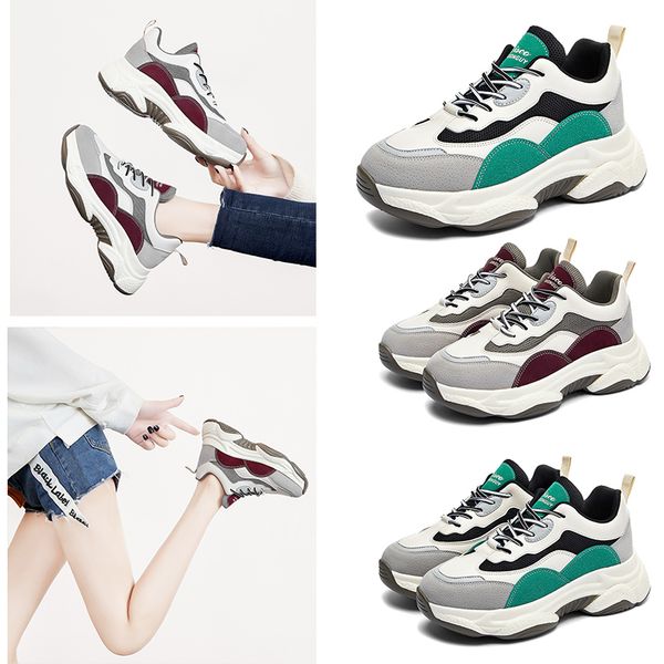 

new slipper for women men old dad shoes white grey red green breathable net comfortable trainer designer sneakers 35-40