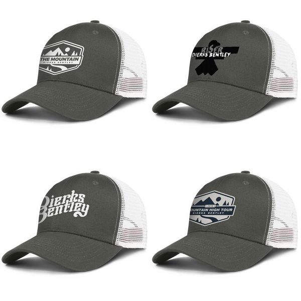 

dierks_bentleys 2018 the_mountain_tour mens and women adjustable trucker meshcap golf cool cute original baseballhats dierks_bentley, Blue;gray