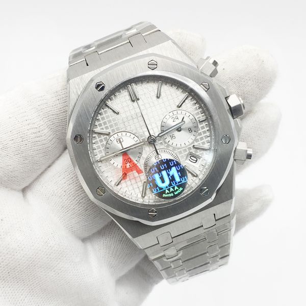 

Люксовый бренд мужские часы ROYAL OAK кварцевый механизм хронограф из нержавеющей стали мужские часы мужские наручные часы