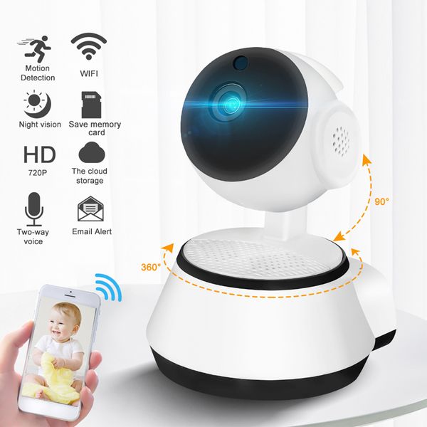 

home security ip camera wireless smart wifi camera wi-fi audio record surveillance baby monitor memory card for new year gift