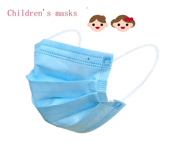 

disposable mask 3-layer protective face mask anti pm2.5 children's masks breathable facial dust mask in stock ship in 24hrs