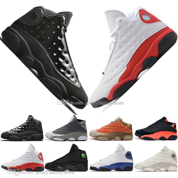 

new 13 13s cap and gown terracotta blush mens basketball shoes chicago black infrared flints bred men sports sneakers designer us 5.5-13