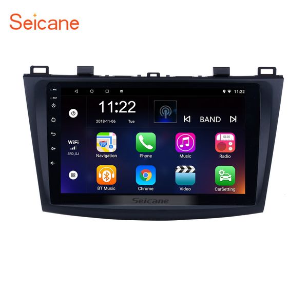 

8 core 9 inch touch creen android 8 1 gp navi car tereo for 2009 2010 2011 2012 mazda 3 with wifi u b upport rearview camera mirror link