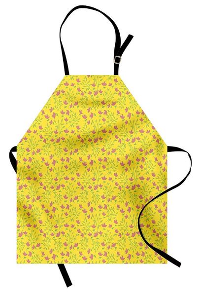 

flower apron spring season blooms flourishing nature joyful gardening theme kitchen accessories for cooking baking gardening