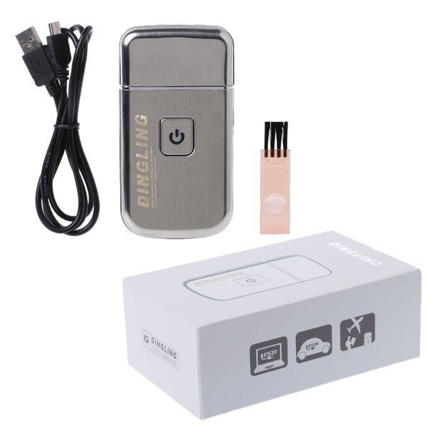 

mini usb rechargeable reciprocating blade electric razor shaver km-5088 for men