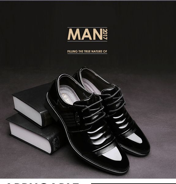 

leather black formal shoes men office shoes men wedding shoes zapatos para hombre sapatos masculinos heren schoenen erkek ayakkabi