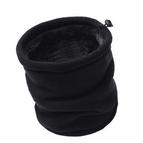 

outdoor fleece neck warmer snood scarf ski motorbike cycling hiking mask supply, Black