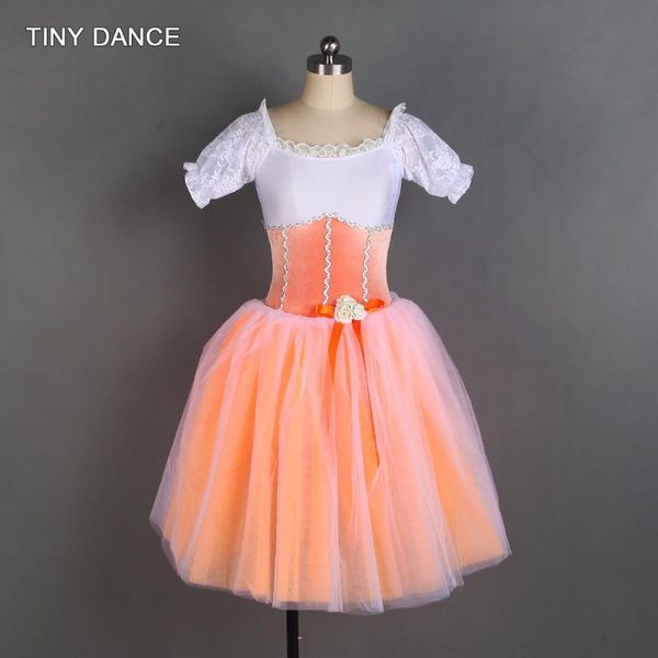 

stage wear short sleeve romantic ballet dance tutu for girls and women performance ballerina costume leotard dress 20211, Black;red