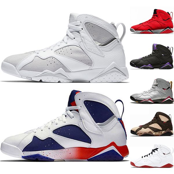

New Arrival Patta 7 Men Basketball Shoes 7s Ray Allen History of Flight Pure Money Mens Athletic Sport Sneakers Szie 8-13