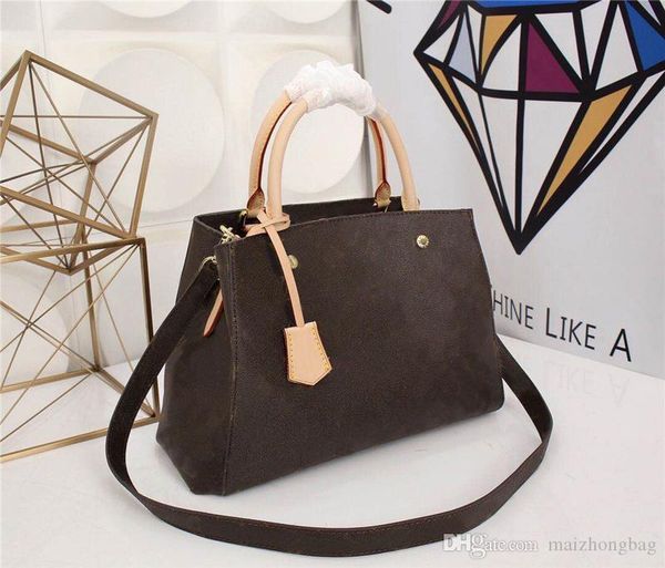 

designer luxury handbags purses style m41056 montaigne brand fashion genuine leather bags crossbody shoulder bags travel bag