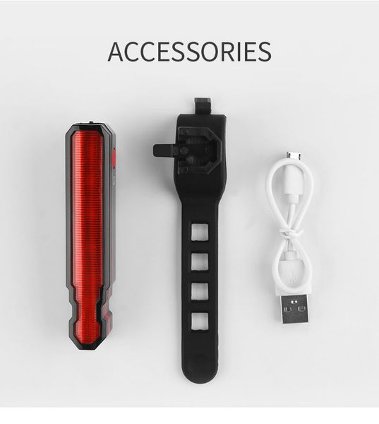 

складной лазерный свет велосипед преломлять переднюю задняя безопасность предупреждения света регулируемого usb аккумуляторной multi-functio