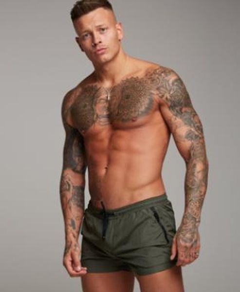 

mens sports fitness gym shorts fashion swimwear beach solid board shorts designer shorts