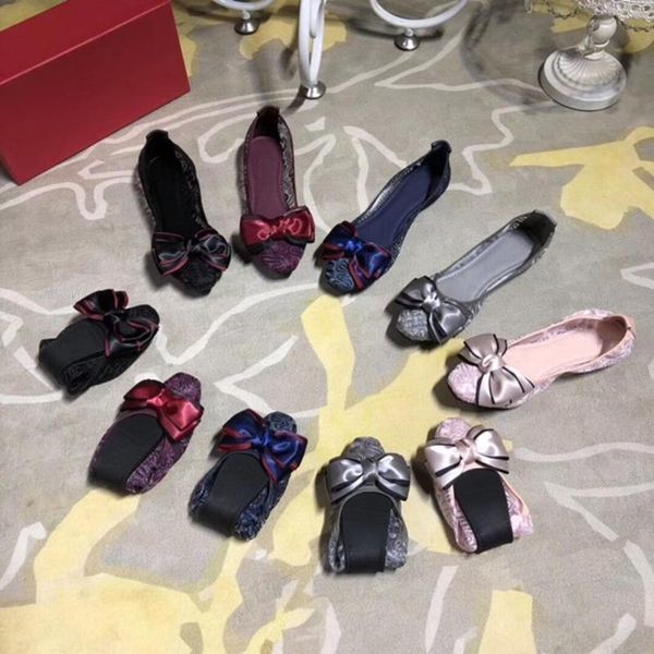 

sweeheart 2020 spring women's shoes comfortable women's flat lightweight flat shoes fashion bud silk shoes35-41, Black