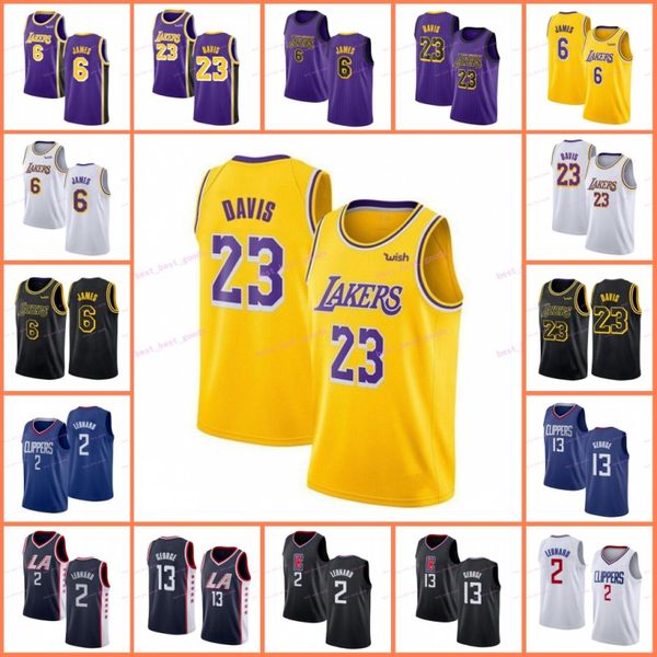 

2 kawhi clipper leonard jer ey lebron 6 jame jer ey anthony 23 davi 13 paul jer ey george 0 kuzma new laker ba ketball jer ey
