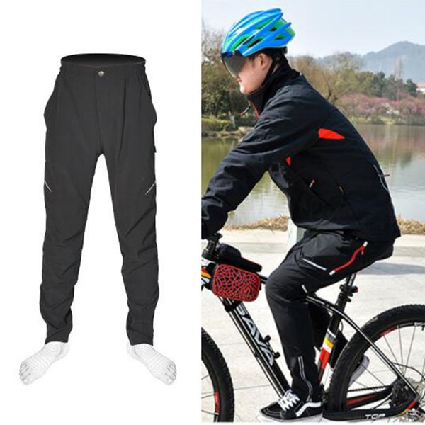

man woman cycling thin pants long trousers breathable comfortable, Black;green