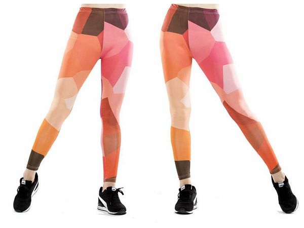 

женские брюки йога брюки цифровая печать цифровые полосатые камуфляжные колготки женские танцы с высокой талией активные леггинсы skinny sil, Black;white