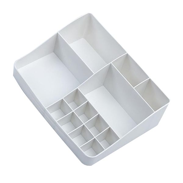 

plastic makeup organizer cosmetic storage drawers jewelry display box home bathroom counterstorage case, 5 sizes available