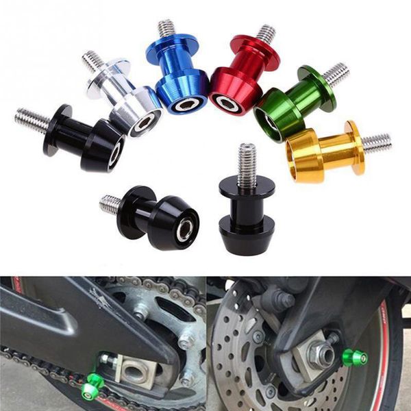 6/8/10 millimetri in alluminio alluminio Stand Dlewarm Spools Slider Slider Slider Slider Screw for Yamaha Harley Suzuki Honda ATV Cavalletto Motor