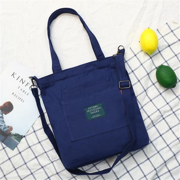 

new ladies handbags cloth canvas tote bag women's shopping bag casual large-capacity eco reusable shoulder shopper bags bolsas