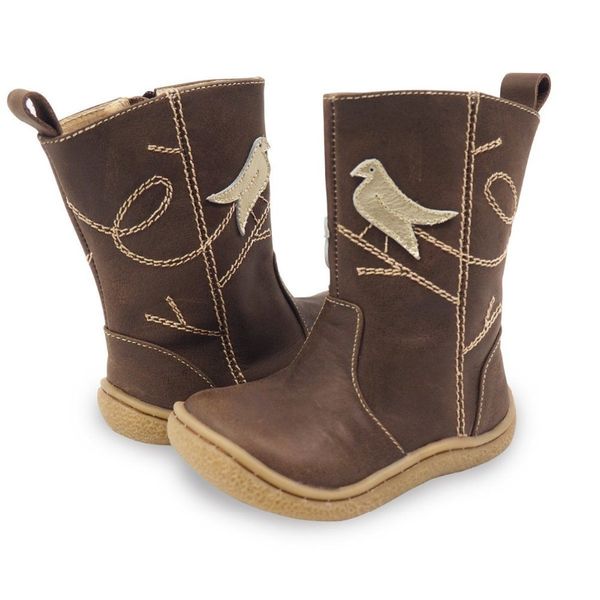 

new winter children shoes leather barefoot boots kids snow boots brand girls boys rubber fashion sneakers y18110304, Black;red