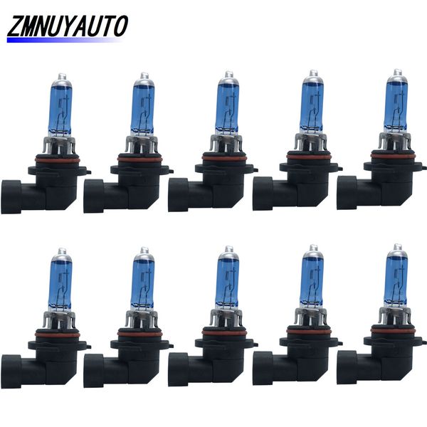

10pcs halogen hb4 9006 lamp fog light 55w 100w car light 5000k auto drl day running lights bulb 12v white