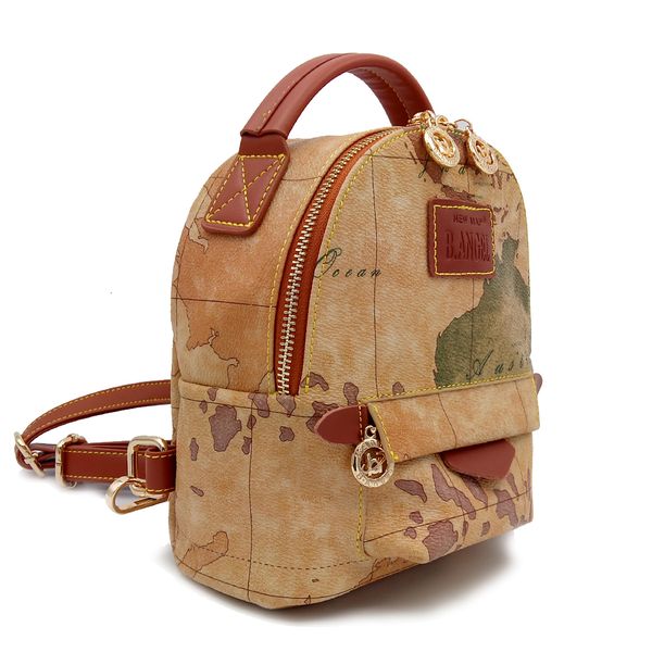 

2020 backpack world map women leather printing backpack travel bag hc-z-6972