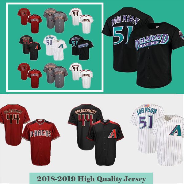 

44 Paul Goldschmidt Arizona Mens's Diamondbacks 51 Randy Johnson Baseball Jerseys