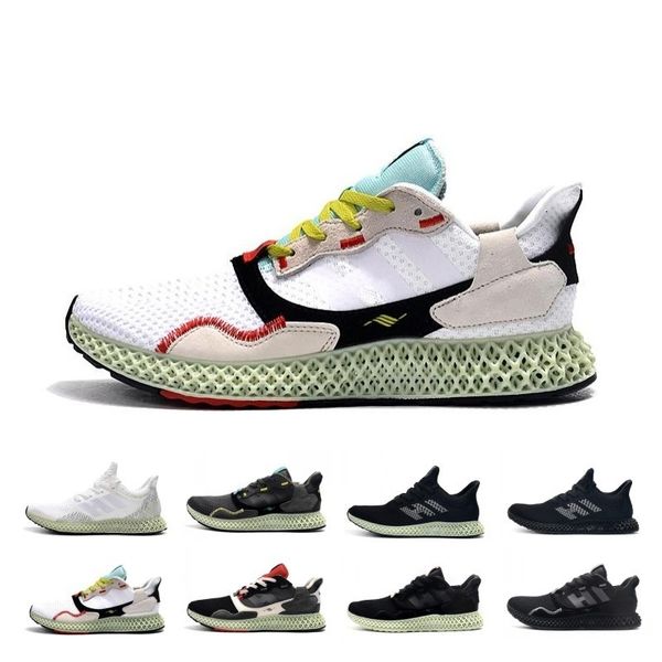 

верхнее качество хендер схема soft ash green mens zx 4000 futurecraft 4d кроссовки кроссовки zx4000 carbon мужской спортивный тренер кроссов