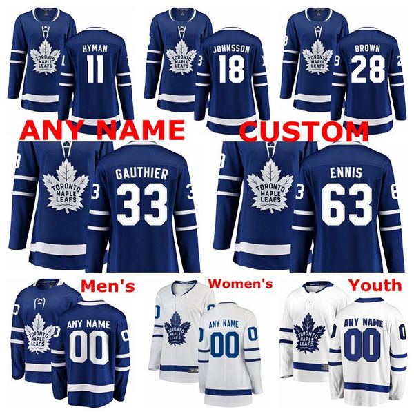 

toronto maple leafs jerseys connor brown jersey tyler ennis frederik gauthier zach hyman andreas johnsson ice hockey jerseys custom stitched, Black;red
