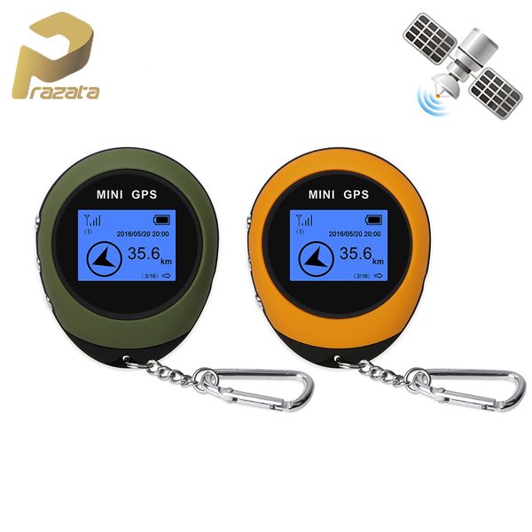 

prazata mini gps compass keychain handheld mini gps navigation usb rechargeable compass for outdoor sport travel hiking pg03