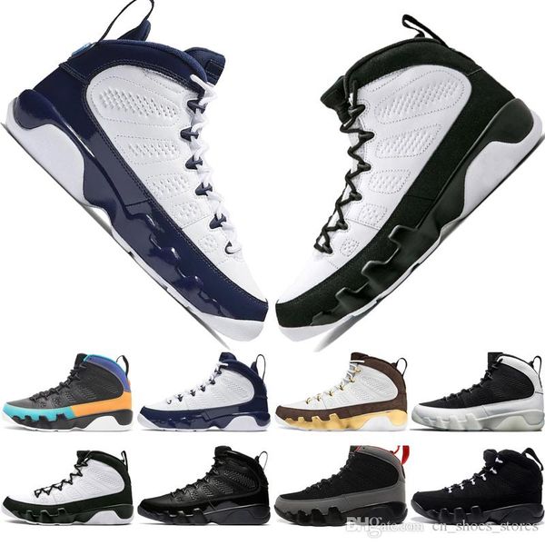 

2019 new 9 9s dream it do it unc mop melo mens basketball shoes la og space jam men bred anthracite black sports sneakers designer eur 40-47
