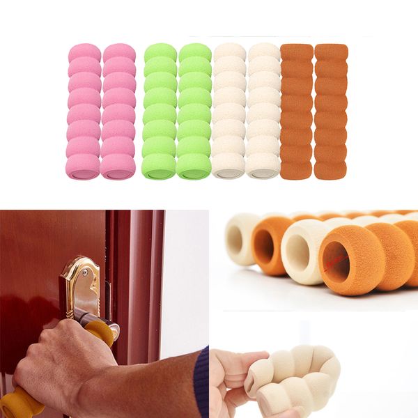 

8pcs door handle cover sleeve door knob protector spiral home office bedroom